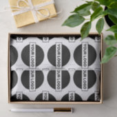 Logo van aangepast bedrijf tissuepapier (Geschenk)