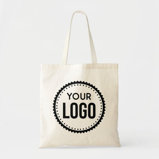 Logo van aangepast bedrijf tote bag (Voorkant)