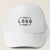 Logo van aangepast bedrijf trucker pet (Voorkant)