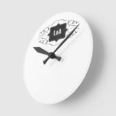 Logo van aanhaling ronde klok (Hoek)