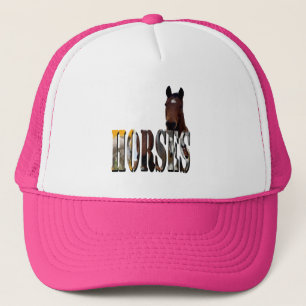 Logo van Afbeelding van kastanjepaarden en -paarde Trucker Pet