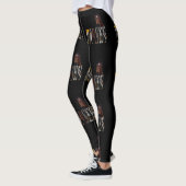 Logo van Afbeelding van paarden en van paarden, zw Leggings (Links)