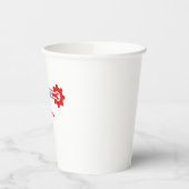 Logo van autoversnelling papieren bekers (Links)