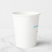Logo van autoversnelling papieren bekers (Rechts)