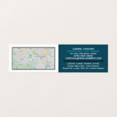 Logo van bedrijf, Dog Trainer Gedetailleerd Visitekaartje (Binnenkant ongevouwen)