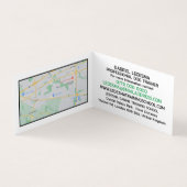 Logo van bedrijf, Dog Trainer Gedetailleerd Visitekaartje (Binnen)