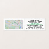 Logo van bedrijf, Dog Trainer Gedetailleerd Visitekaartje (Binnenkant ongevouwen)