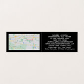 Logo van bedrijf, Dog Trainer Gedetailleerd Visitekaartje (Binnenkant ongevouwen)