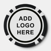 Logo van bedrijfsorganisatie-evenement personalise poker chips (Achterkant)