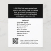 Logo van beveiligingsbedrijf Gray Custom Flyer (Achterkant)