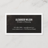 Logo van beveiligingscamera visitekaartje (Achterkant)