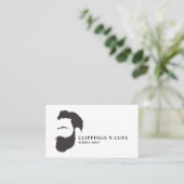 Logo van bier, Mannen Barbers Visitekaartje (Staand voorkant)