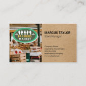 Logo van Boerenmarkt | Boodschappen Visitekaartje (Voorkant)