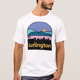 Logo van Burlington, Vermont Sticker T-shirt