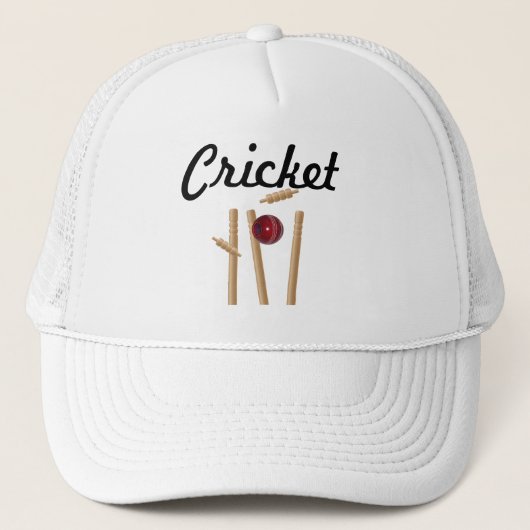 Logo van cricketband en stookolie, trucker pet (Voorkant)
