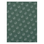Logo van Custom Forest Green Trade Show Tafelkleed (Voorkant)