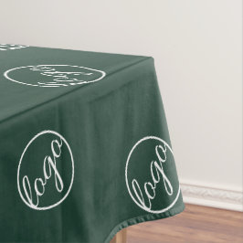 Logo van Custom Forest Green Trade Show Tafelkleed