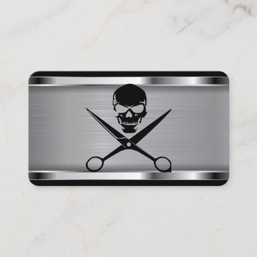 Logo van de Barberwinkel Visitekaartje (Voorkant)