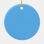 Logo van de blauwe surfer van North Shore Hawaii Keramisch Ornament (Achterkant)