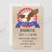 Logo van de Eagle van 4 juli Kaart (Voorkant)