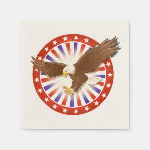  Logo van de Eagle van 4 juli Servet