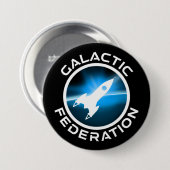 Logo van de Galactische Federatie Ronde Button 7,6 Cm (Voorkant /achterkant)