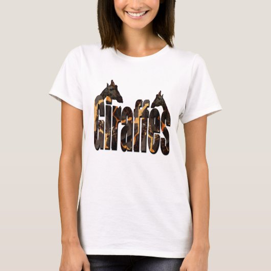 Logo van de Giraffe met Giraffes, T-shirt (Voorkant)
