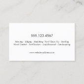 logo van de goudboom voor graszorg visitekaartje (Achterkant)