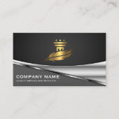 Logo van de goudvetmeester | Metaal Visitekaartje (Voorkant)