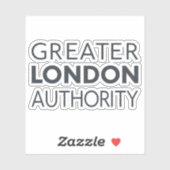 Logo van de Greater London Authority, Engeland Sticker (Vel)