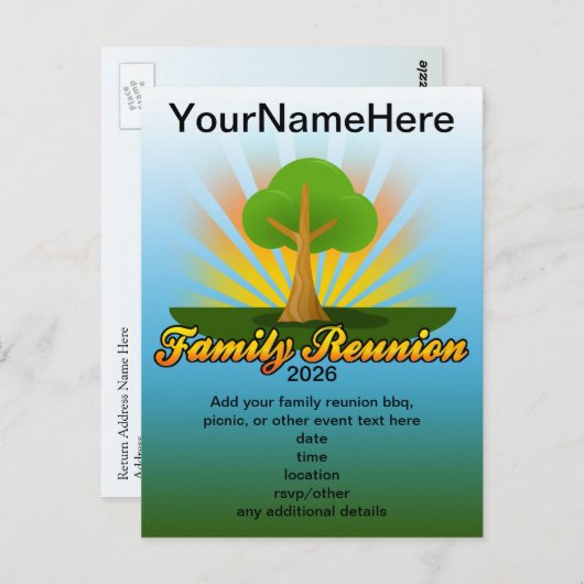 Logo van de Groene Boom Briefkaart (Voorkant / Achterkant)