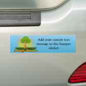 Logo van de Groene Boom Bumpersticker (Op auto)
