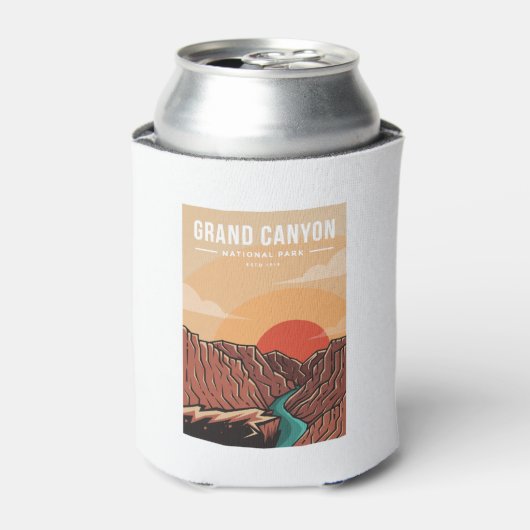 Logo van de grote kanyon blikjeskoeler (Blikje Voorkant)