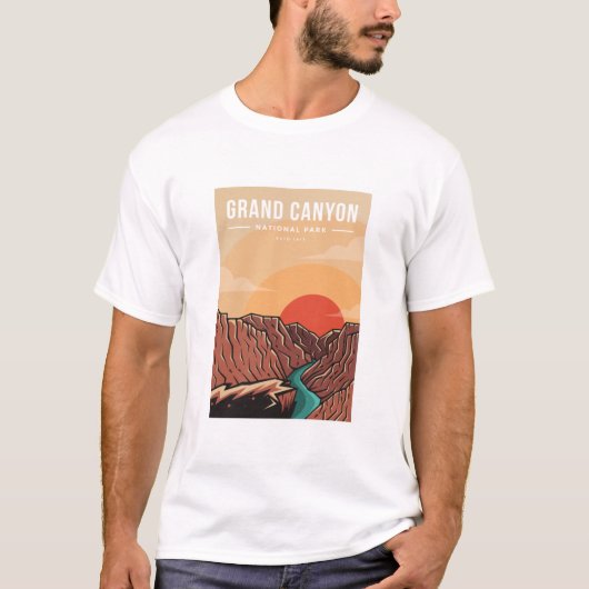 Logo van de grote kanyon t-shirt (Voorkant)