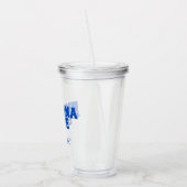 Logo van de Indiase staat Acryl Drinkbeker (Links)