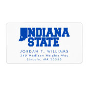 Logo van de Indiase staat Etiket (Voorkant)