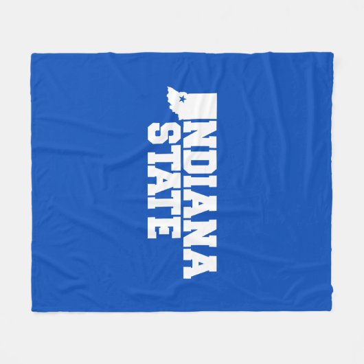 Logo van de Indiase staat Fleece Deken (Voorkant (Horizontaal))