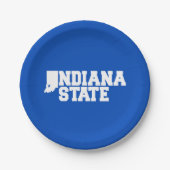 Logo van de Indiase staat Papieren Bordje (Voorkant)