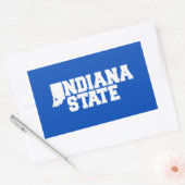 Logo van de Indiase staat Rechthoekige Sticker (Envelop)