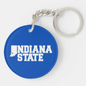 Logo van de Indiase staat Sleutelhanger (Achterkant)