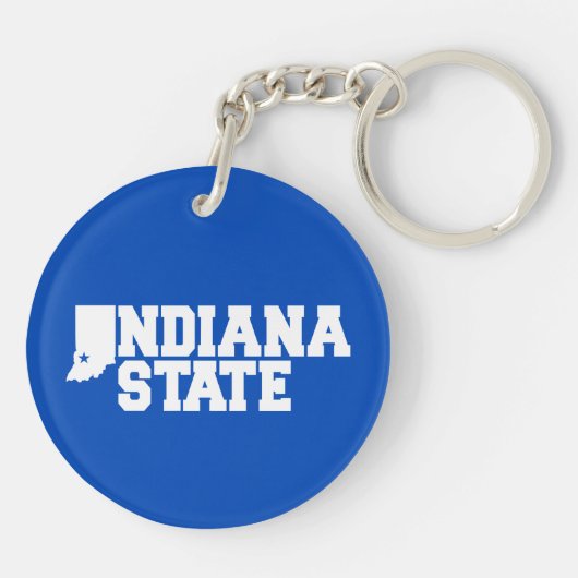 Logo van de Indiase staat Sleutelhanger (Achterkant)