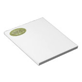 Logo van de landbouwmarkt van Oakmont Notitieblok (Schuin)