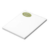 Logo van de landbouwmarkt van Oakmont Notitieblok (Linkerzijde)