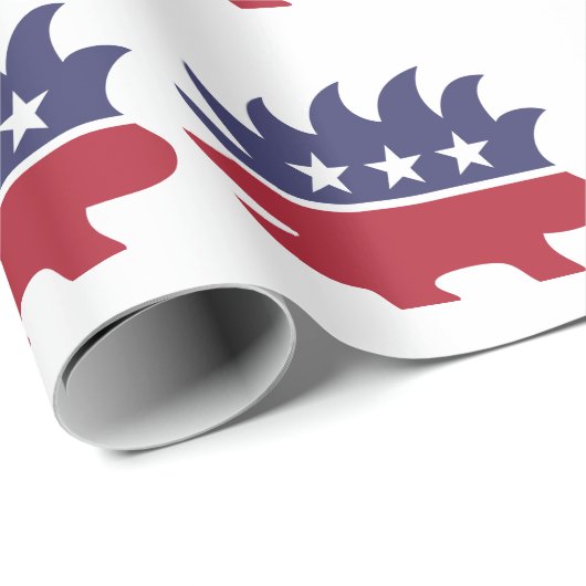 Logo van de libertariële partij cadeaupapier (Rol Hoek)