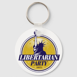 Logo van de libertariële partij sleutelhanger