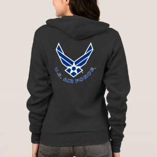Logo van de luchtmacht - blauw hoodie