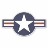 Logo van de luchtmacht sticker (Voorkant)