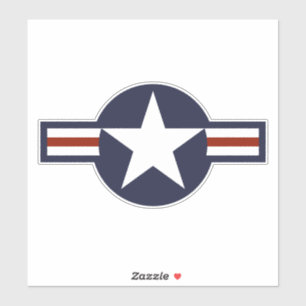Logo van de luchtmacht sticker