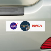 Logo van de missie van Landsat Data Continuity Mis Bumpersticker (Op auto)
