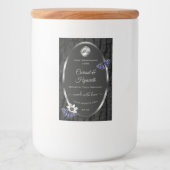 Logo van de productetiketten van Black Tree Bark S Voedselcontainer Etiket (Voorkant)